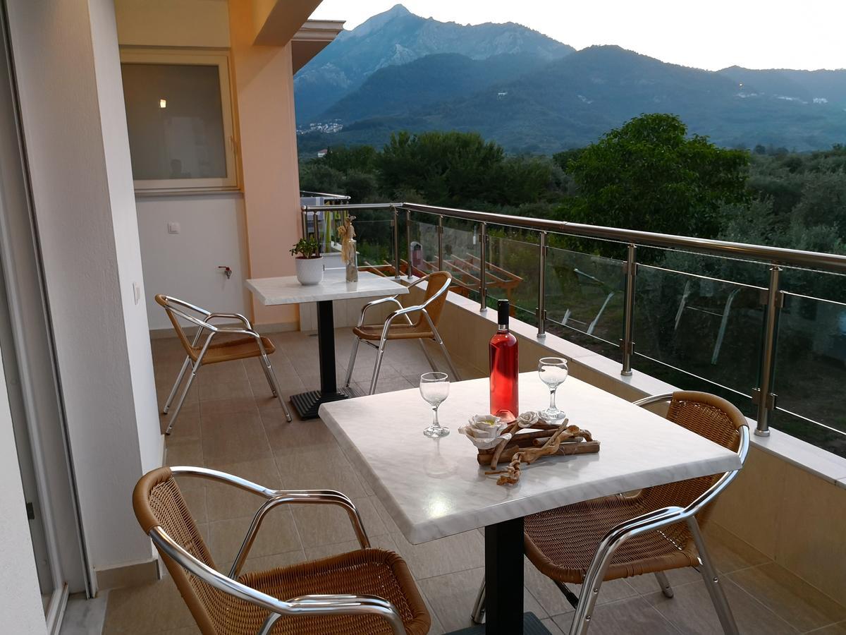 Porto Thassos Apartments & Studios สกาลา โปเตมิอัส ภายนอก รูปภาพ