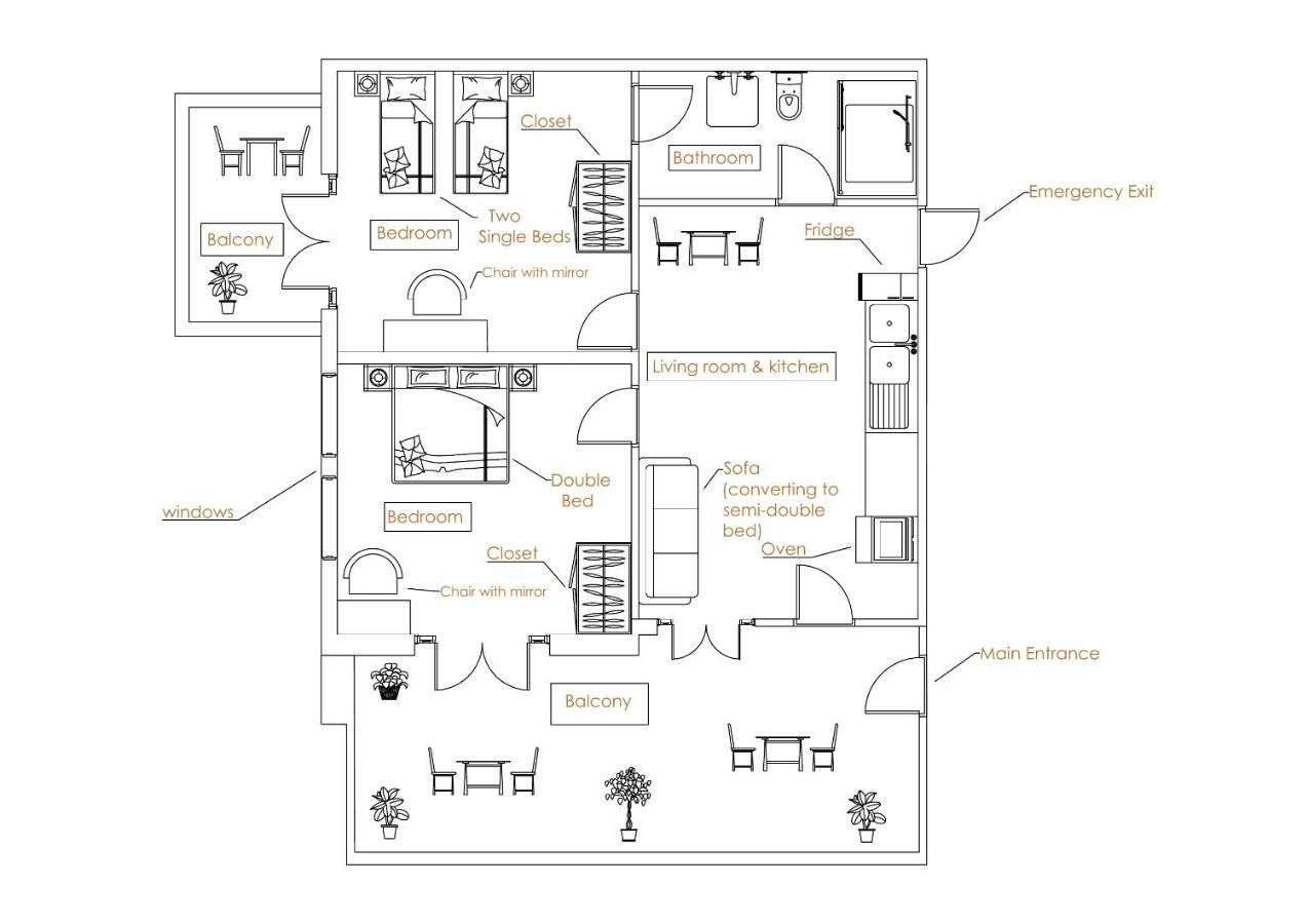 Porto Thassos Apartments & Studios สกาลา โปเตมิอัส ภายนอก รูปภาพ